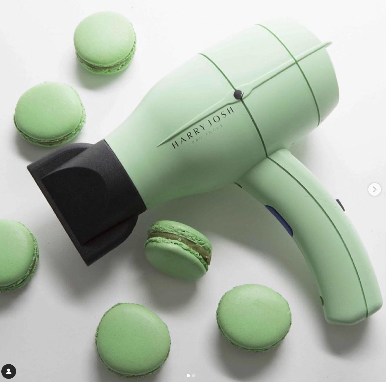 Side view of the Harry Josh Pro Dryer 2000 showing ergonomic curved handle