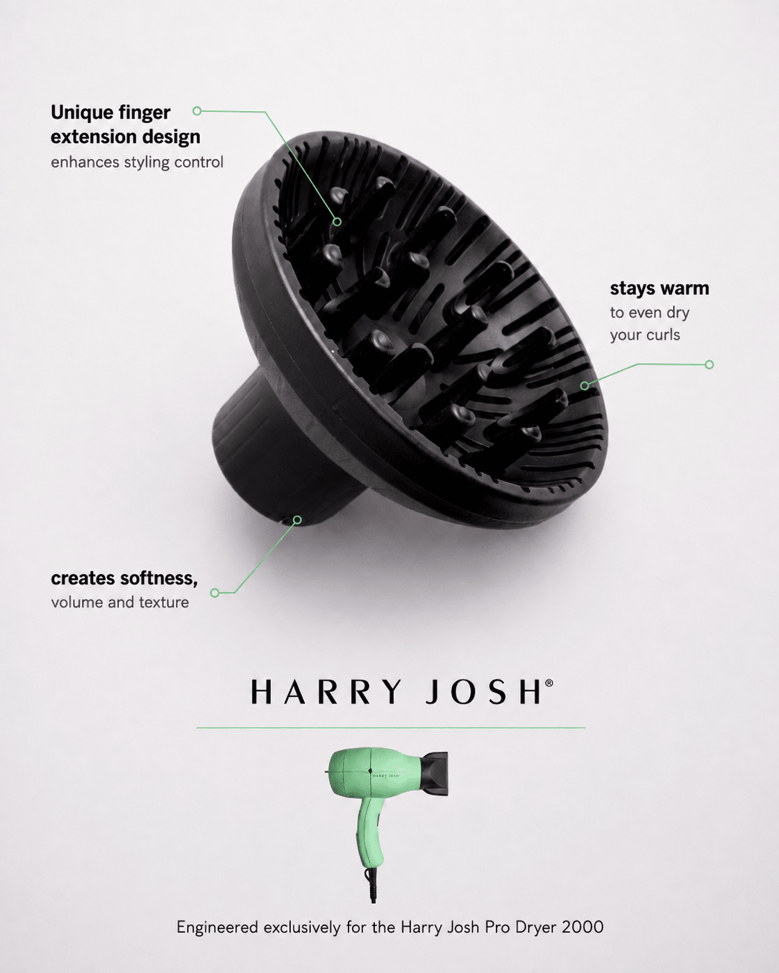 Harry Josh Pro Dryer 2000 Diffuser - Harry Josh Pro